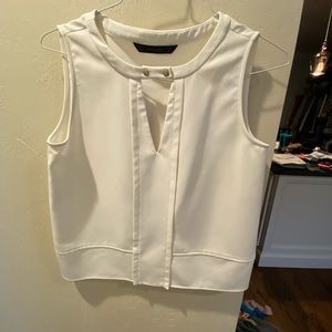 Zara white top